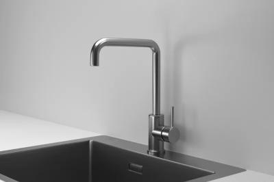 Смеситель для кухни GRANULA Сталь сатин KS-7110