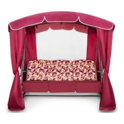 Качели садовые АРНОВЕРК Рандеву люкс Бордо 212*130*195 см