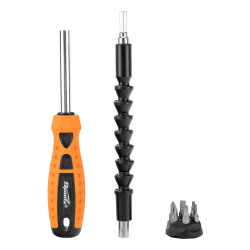 Набор бит с отверткой и гибким валом SPARTA 115575