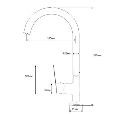 Смеситель для кухни ESKO Calcutta CALC519B    Смеситель для кухни ESKO Calcutta CALC519B