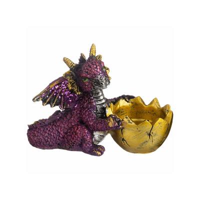 (АКЦИЯ) Подсвечник12*6*8,5см Дракон /162-995/Lefard/