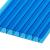 Поликарбонат сотовый Синий 10 мм