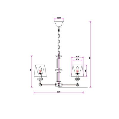 Люстра ARTE LAMP Brocca A4093LM-5AB Бронза