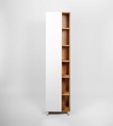 Пенал VIANT Бостон дерево, белый 45*190 см