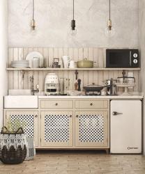 Панель МДФ COSCA DECOR Готика Белая 1030*695*3 мм