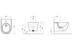 Биде RAVAK Uni Chrome