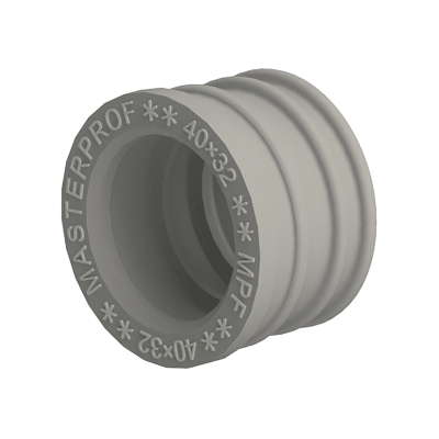 Манжета переходная MASTERPROF серый 32*40 мм