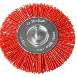 Щетка дисковая ЗУБР Эксперт абразивная 100 мм 35161-100_z02