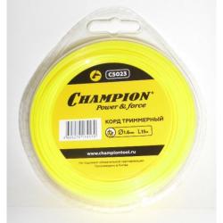 Леска для триммера CHAMPION Star звезда 1,6 мм 15 м