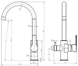 Смеситель для кухни ESKO K27