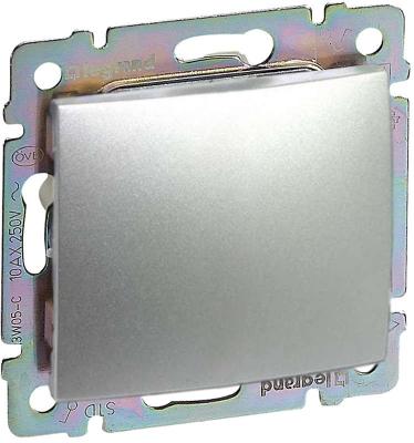 Механизм переключателя LEGRAND Valena 1 клавиша алюминий 770106