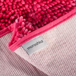 Коврик для ванной MOROSHKA Bright Colors розовый 40*60 см 