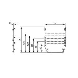 Заглушка GIDROLICA Standart 185*152*4 мм