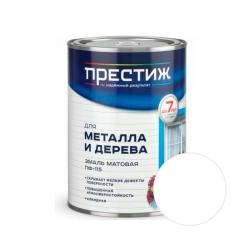 Эмаль ПРЕСТИЖ ПФ-115 Белый матовый 0,9 кг