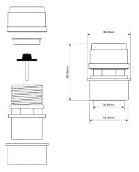 Клапан вакуумный MCALPINE MRAA6