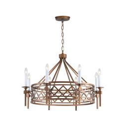 Люстра FAVOURITE Eques 2878-8P Коричневый