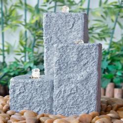 Фонтан GLQ Каменные колонны Серый 28,5*28,5*50,5 см