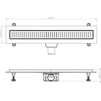Канал дренажный в сборе NOVA 5660.005 
