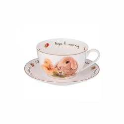 Чайная пара 300 мл Лови Счастье /85-1979/Lefard/