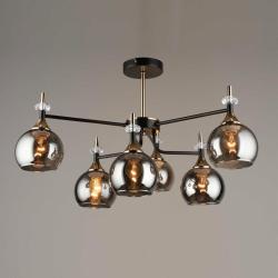 Люстра ЛАЙТ СФЕРА 4890/6 Coffee+FGD Кофе, золото