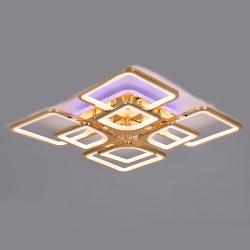 Люстра ЛАЙТ СФЕРА 3011/4+4 FGD+RGB Золото