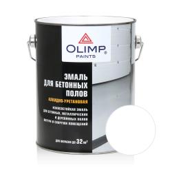 Эмаль OLIMP для бетонных полов Белый 9 л