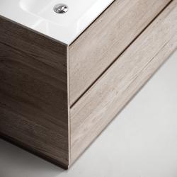 Тумба с раковиной SANCOS Libra Floor 120 дуб галифакс двойная
