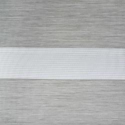 Рулонная штора FIXLINE AMIGO День-ночь Корсо Светло-серый 40*160 см