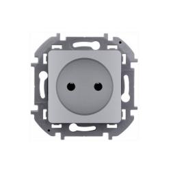 Механизм розетки сетевой LEGRAND Inspiria алюминий 673712