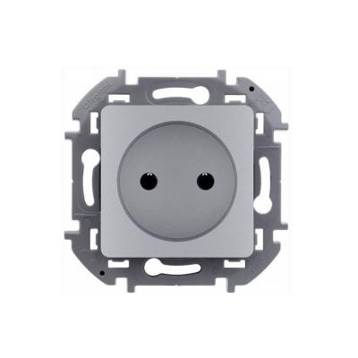 Механизм розетки сетевой LEGRAND Inspiria алюминий 673712