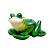 Фигурка для водоема Лягушка на кувшинке