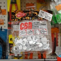 Зажимы для СВП DECOR Панда 1 мм 100 шт