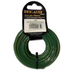 Леска для триммера витой шестигранник с сердечником 3 мм 25 м