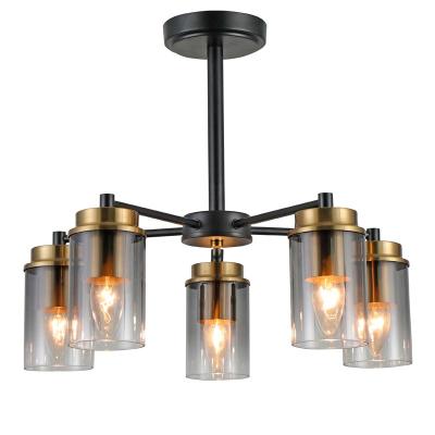 Люстра ЛАЙТ СФЕРА 85712/5 Copper+black Черный