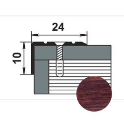 Профиль угловой ЛУКА ПУ 01 Дуб темный 091 1,8 м