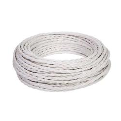 Провод ретро ТМ МЕЗОНИНЪ 3*2,5 мм2 белый