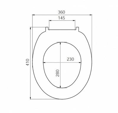 Сиденье для унитаза IDDIS ID 01 061.1
