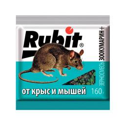 Средство от грызунов РОСТИ Rubit зоокумарин 160 г