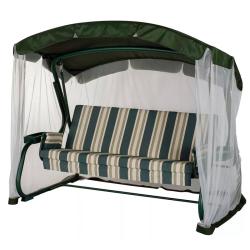 Качели садовые УДАЧНАЯ МЕБЕЛЬ Милан Зеленый 237*139*174 см