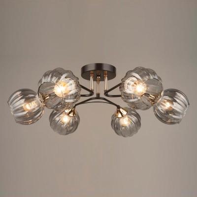 Люстра ЛАЙТ СФЕРА 4389/6 CF+FG Кофе, золото