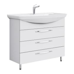 Тумба с раковиной AQWELLA Allegro 105 напольная 