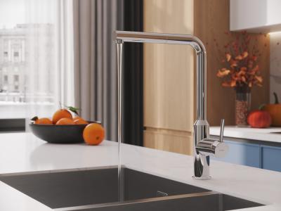 Смеситель для кухни CERSANIT Flavis 64860 Смеситель для кухни CERSANIT Flavis 64860