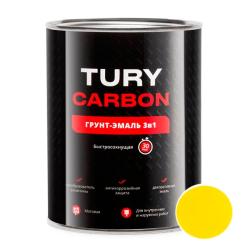 Грунт-Эмаль TURY Carbon RAL 1018 Желтый 0,9 кг
