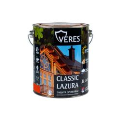 Декоративный антисептик VERES Classic Lazura №17 Золотой бор 2,7 л