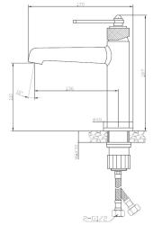 Смеситель для умывальника ESKO Bangkok BG26GM