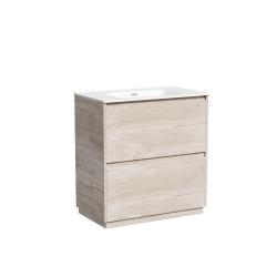 Тумба с раковиной SANCOS Libra Floor 80 дуб галифакс 