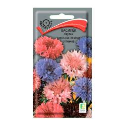 Василек ПОИСК Карлик Смесь пастельных оттенков 0,1 г