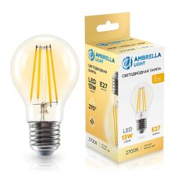 Лампа LED AMBRELLA Filament A60 13W/Е27/2700K груша 601313