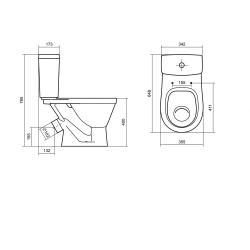 Унитаз-компакт SANTEK Уно 1WH501613 