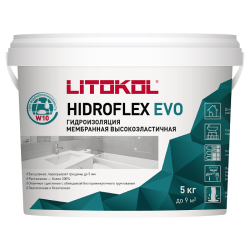 Мастика LITOKOL Hidroflex гидроизоляционная 5 кг 